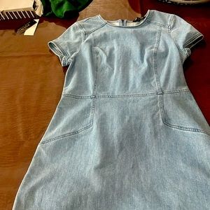 Cute stretchy denim dress